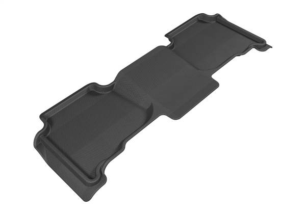 3D MAXpider - 3D MAXpider KAGU Floor Mat (BLACK) compatible with LAND ROVER LR4 2009-2012 - Second Row