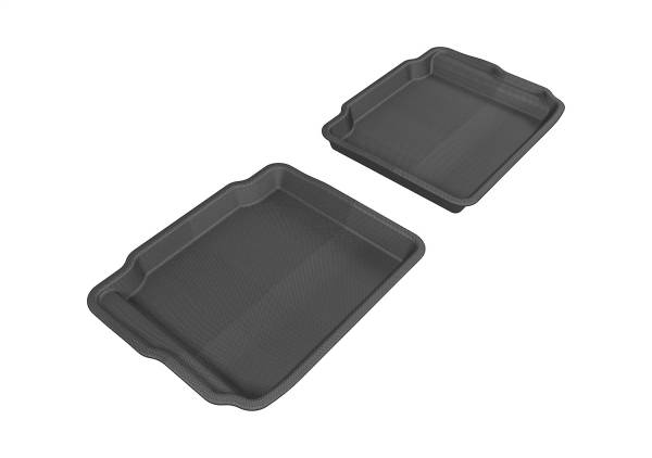 3D MAXpider - 3D MAXpider KAGU Floor Mat (BLACK) compatible with FORD TAURUS 2010-2019 - Second Row