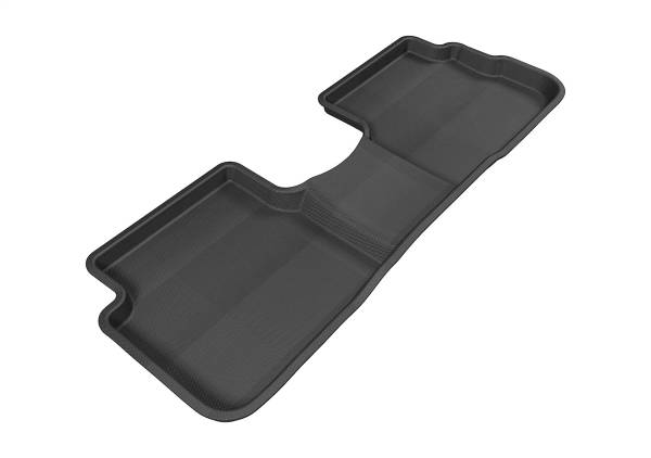 3D MAXpider - 3D MAXpider KAGU Floor Mat (BLACK) compatible with PONTIAC VIBE 2009-2013 - Second Row