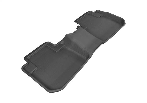 3D MAXpider - 3D MAXpider KAGU Floor Mat (BLACK) compatible with SUBARU FORESTER 2014-2018 - Second Row