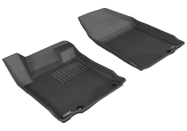 3D MAXpider - 3D MAXpider KAGU Floor Mat (BLACK) compatible with NISSAN ALTIMA SEDAN 2013-2013 - Front Row