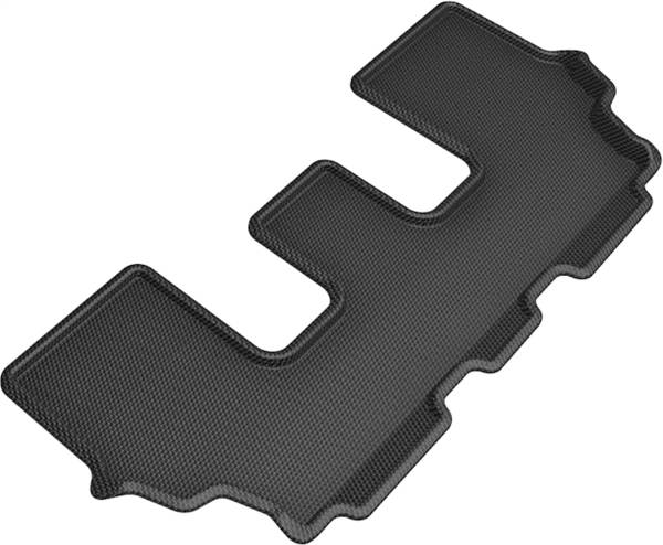 3D MAXpider - 3D MAXpider KAGU Floor Mat (BLACK) compatible with GENESIS GV80 7-SEAT 2021-2024 - Third Row