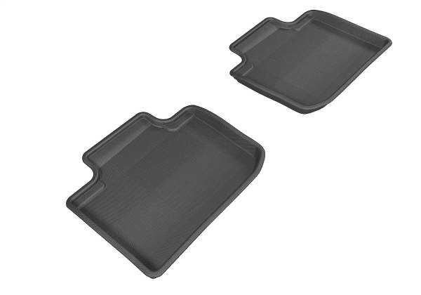3D MAXpider - 3D MAXpider KAGU Floor Mat (BLACK) compatible with LEXUS IS 2014-2024 - Second Row