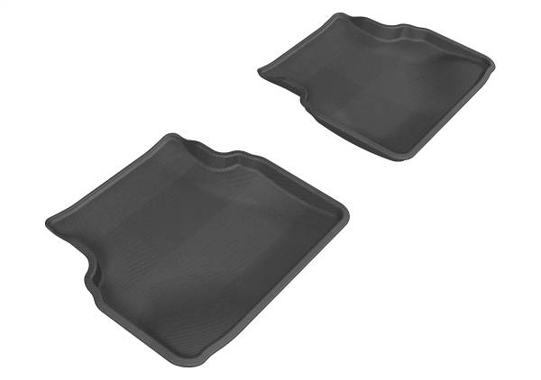 3D MAXpider - 3D MAXpider KAGU Floor Mat (BLACK) compatible with SUBARU IMPREZA SEDAN 2002-2007 - Second Row
