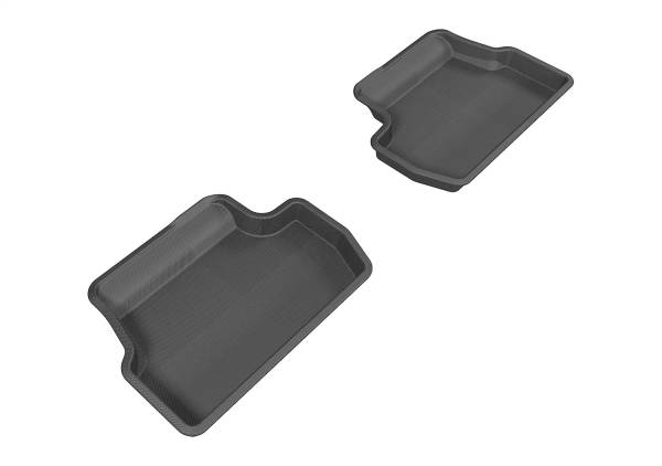 3D MAXpider - 3D MAXpider KAGU Floor Mat (BLACK) compatible with MINI COOPER/S/JCW HARDTOP 2-DOOR 2014-2024 - Second Row