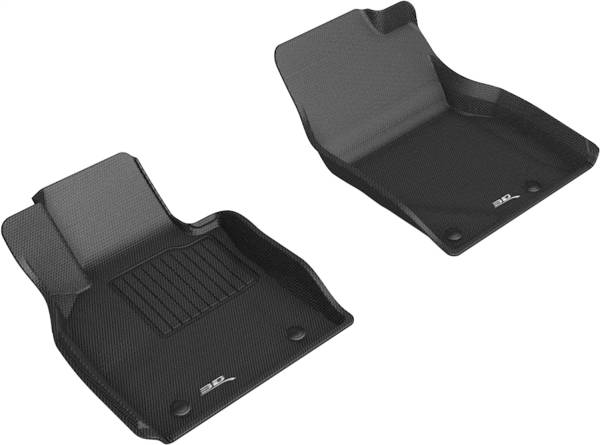 3D MAXpider - 3D MAXpider KAGU Floor Mat (BLACK) compatible with MAZDA MAZDA3/CX-30 2019-2024 - Front Row