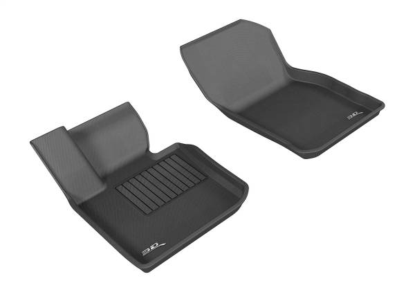 3D MAXpider - 3D MAXpider KAGU Floor Mat (BLACK) compatible with MINI COOPER/S/JCW HRDTP/CNVRTBLE 2014-2024 - Front Row