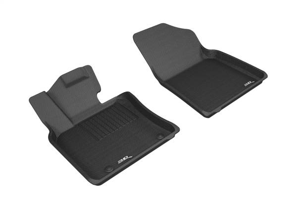 3D MAXpider - 3D MAXpider KAGU Floor Mat (BLACK) compatible with TOYOTA CAMRY 2018-2024 - Front Row