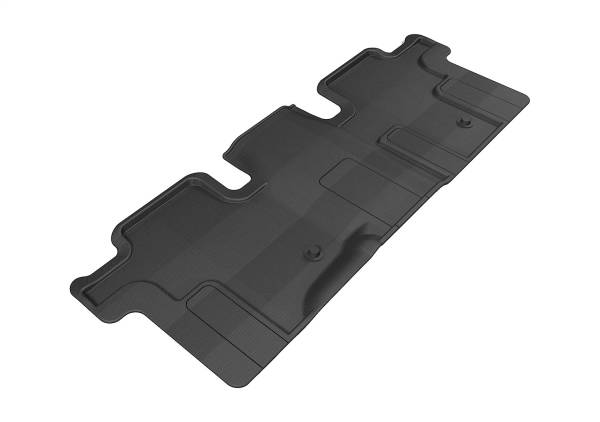 3D MAXpider - 3D MAXpider KAGU Floor Mat (BLACK) compatible with NISSAN/INFINITI PATHFINDER/QX60/JX 2013-2020 - Second Row