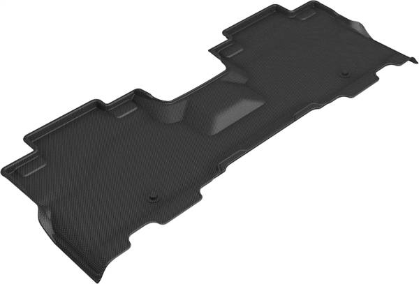 3D MAXpider - 3D MAXpider KAGU Floor Mat (BLACK) compatible with LINCOLN/FORD NAVIGATOR/EXPEDITION 2018-2024 - Second Row