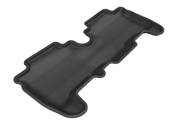 3D MAXpider - 3D MAXpider KAGU Floor Mat (BLACK) compatible with TOYOTA YARIS HATCHBACK 2007-2014 - Second Row