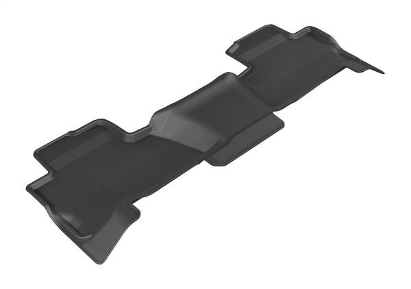 3D MAXpider - 3D MAXpider KAGU Floor Mat (BLACK) compatible with CHEVROLET/GMC TAHOE/YUKON 2015-2020 - Second Row