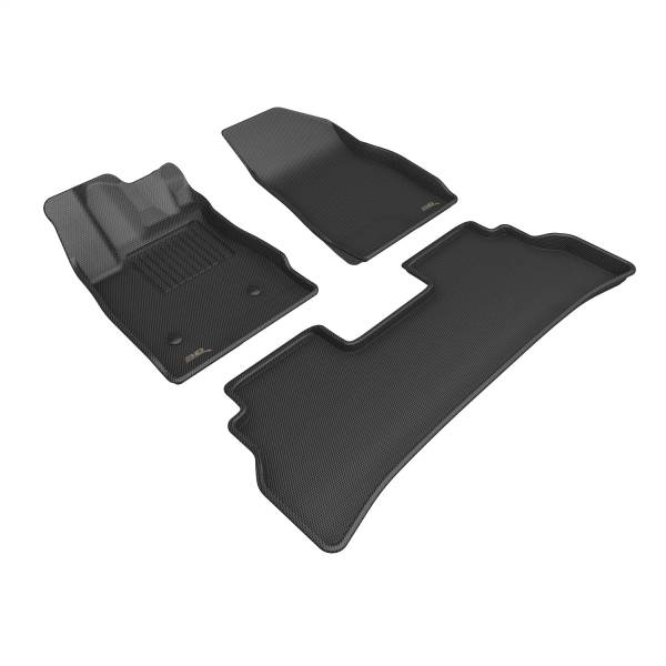 3D MAXpider - 3D MAXpider KAGU Floor Mat (BLACK) compatible with BUICK ENVISTA 2023-2024 - Full Set