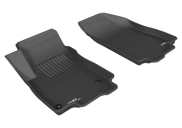 3D MAXpider - 3D MAXpider KAGU Floor Mat (BLACK) compatible with BUICK/CHEVROLET ENCORE/TRAX 2013-2022 - Front Row