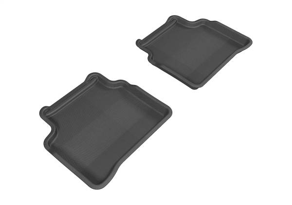 3D MAXpider - 3D MAXpider KAGU Floor Mat (BLACK) compatible with NISSAN ALTIMA SEDAN 2007-2012 - Second Row