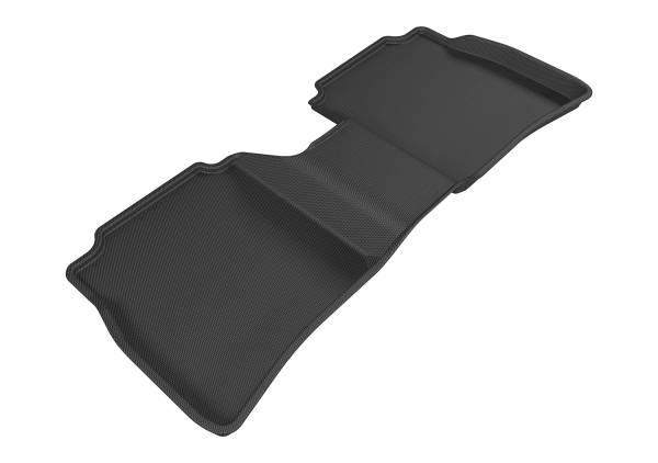 3D MAXpider - 3D MAXpider KAGU Floor Mat (BLACK) compatible with NISSAN SENTRA 2013-2019 - Second Row