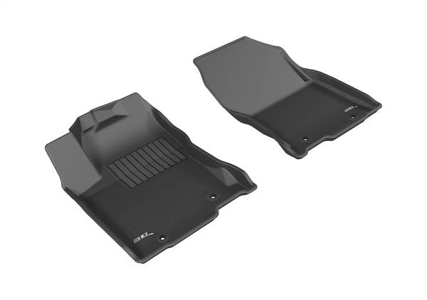 3D MAXpider - 3D MAXpider KAGU Floor Mat (BLACK) compatible with LEXUS NX/NX HYBRID 2015-2021 - Front Row