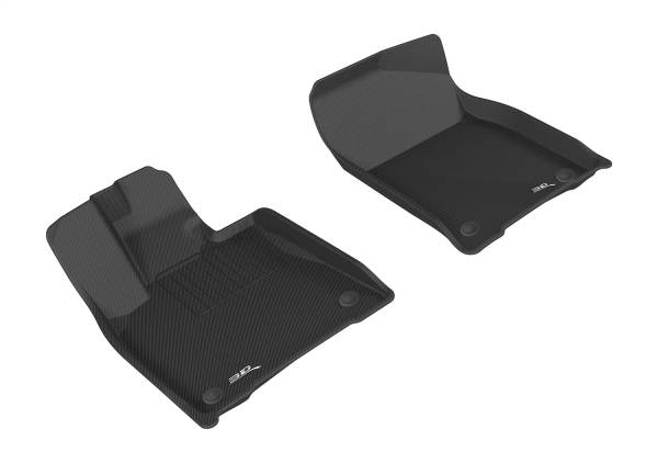 3D MAXpider - 3D MAXpider KAGU Floor Mat (BLACK) compatible with LEXUS RX/RX HYBRID 2016-2022 - Front Row