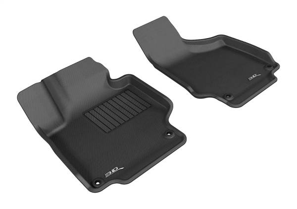 3D MAXpider - 3D MAXpider KAGU Floor Mat (BLACK) compatible with AUDI TT/TTS/TT RS 2008-2015 - Front Row