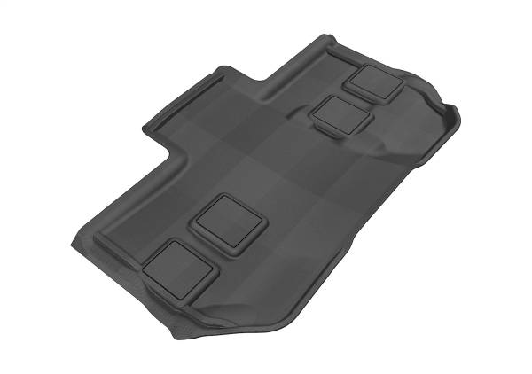 3D MAXpider - 3D MAXpider KAGU Floor Mat (BLACK) compatible with CHEVROLET SUBURBAN 2011-2014 - Third Row