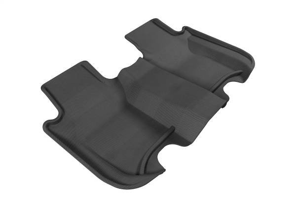 3D MAXpider - 3D MAXpider KAGU Floor Mat (BLACK) compatible with HONDA FIT 2009-2013 - Second Row