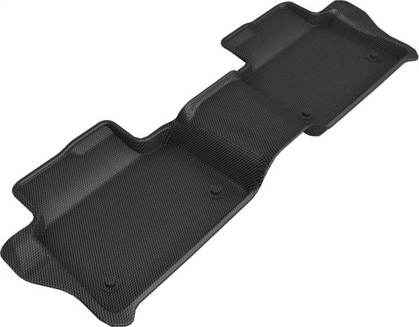 3D MAXpider - 3D MAXpider KAGU Floor Mat (BLACK) compatible with LAND ROVER DISCOVERY SPORT 2020-2024 - Second Row