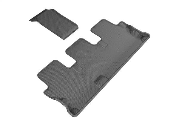 3D MAXpider - 3D MAXpider KAGU Floor Mat (BLACK) compatible with TOYOTA HIGHLANDER 2014-2019 - Third Row