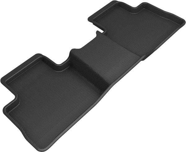 3D MAXpider - 3D MAXpider KAGU Floor Mat (BLACK) compatible with TOYOTA RAV4 HYBRID/VENZA 2019-2024 - Second Row
