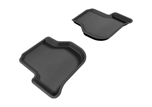 3D MAXpider - 3D MAXpider KAGU Floor Mat (BLACK) compatible with VOLKSWAGEN JETTA 2005-2013 - Second Row