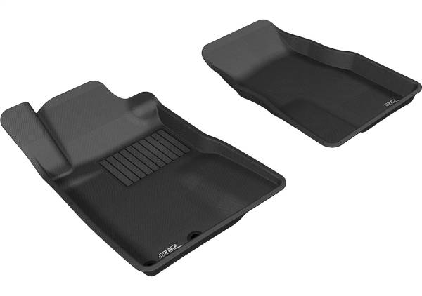 3D MAXpider - 3D MAXpider KAGU Floor Mat (BLACK) compatible with FORD MUSTANG 2005-2009 - Front Row
