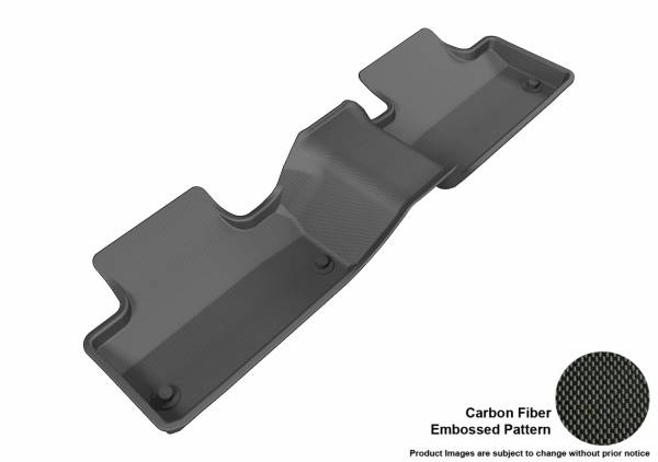 3D MAXpider - 3D MAXpider KAGU Floor Mat (BLACK) compatible with LAND ROVER RANGE ROVER EVOQUE 2014-2019 - Second Row