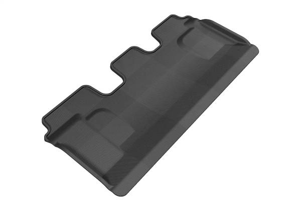 3D MAXpider - 3D MAXpider KAGU Floor Mat (BLACK) compatible with LEXUS/TOYOTA LX/LAND CRUISER 2008-2021 - Third Row