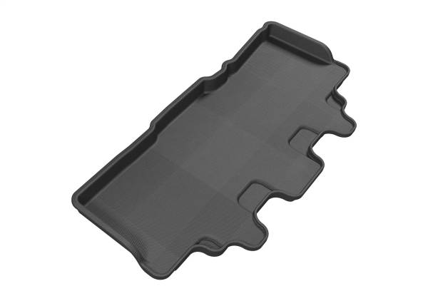 3D MAXpider - 3D MAXpider KAGU Floor Mat (BLACK) compatible with JEEP COMMANDER 2006-2010 - Third Row