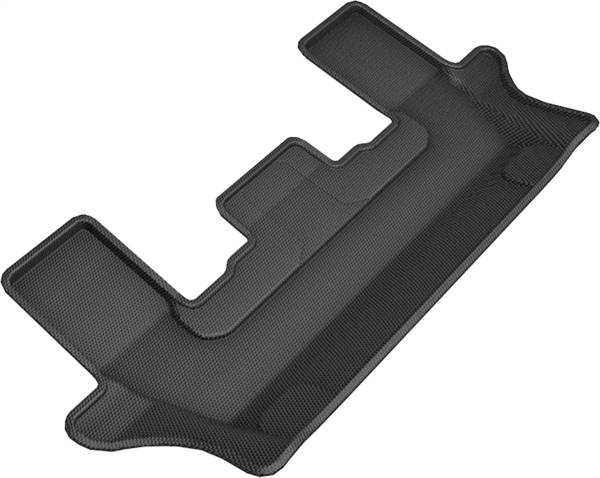 3D MAXpider - 3D MAXpider KAGU Floor Mat (BLACK) compatible with FORD EXPLORER 2020-2024 - Third Row