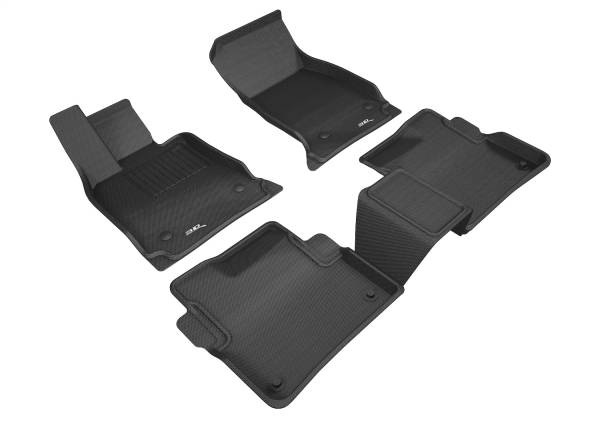 3D MAXpider - 3D MAXpider KAGU Floor Mat (BLACK) compatible with CADILLAC CT6 2016-2020 - Full Set