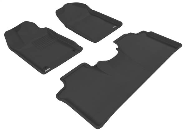 3D MAXpider - 3D MAXpider KAGU Floor Mat (BLACK) compatible with TOYOTA AVALON 2005-2012 - Full Set