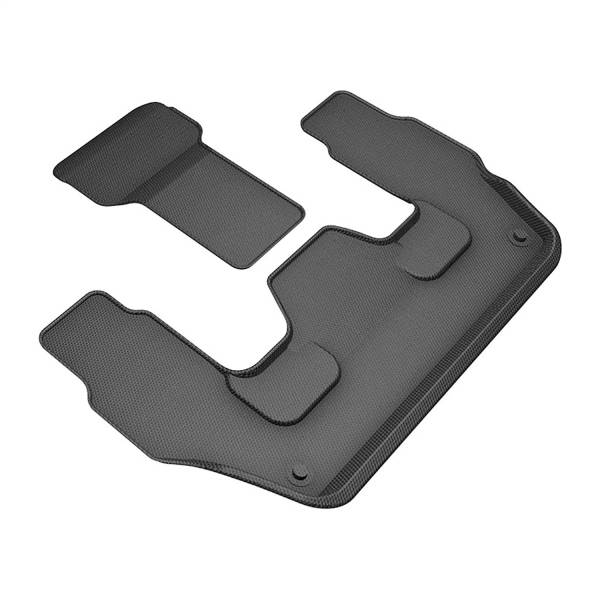 3D MAXpider - 3D MAXpider KAGU Floor Mat (BLACK) compatible with JEEP GRAND CHEROKEE L 2022-2024 - Third Row