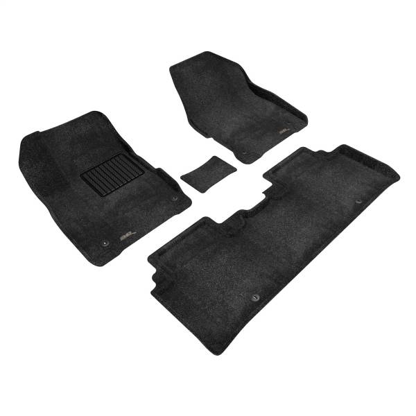 3D MAXpider - 3D MAXpider PREMIUM Floor Mat (BLACK) compatible with KIA EV6 2022-2024 - Full Set