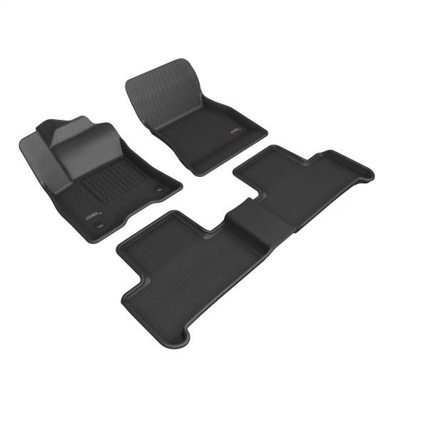 3D MAXpider - 3D MAXpider KAGU Floor Mat (BLACK) compatible with MERCEDES-BENZ EQB 2022-2024 - Full Set