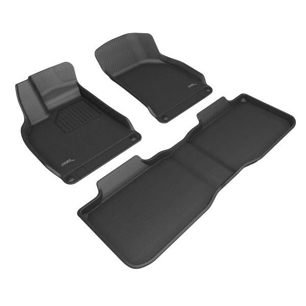 3D MAXpider - 3D MAXpider KAGU Floor Mat (BLACK) compatible with LUCID AIR TOURING / PURE 2022-2024 - Full Set