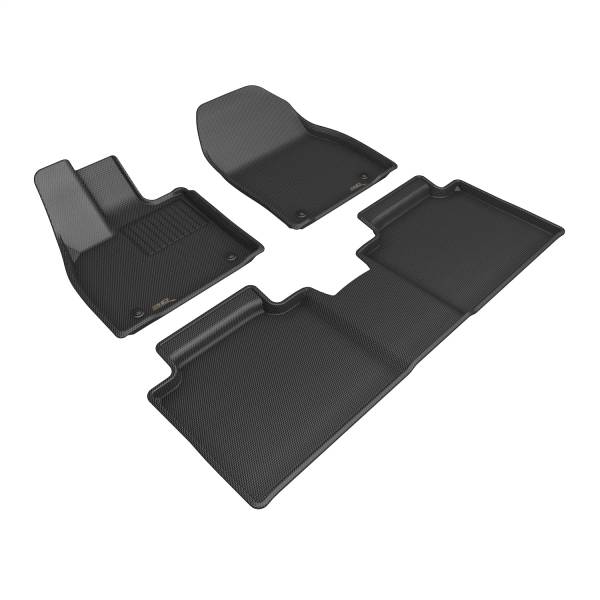 3D MAXpider - 3D MAXpider KAGU Floor Mat (BLACK) compatible with LEXUS RZ 2023 - Full Set