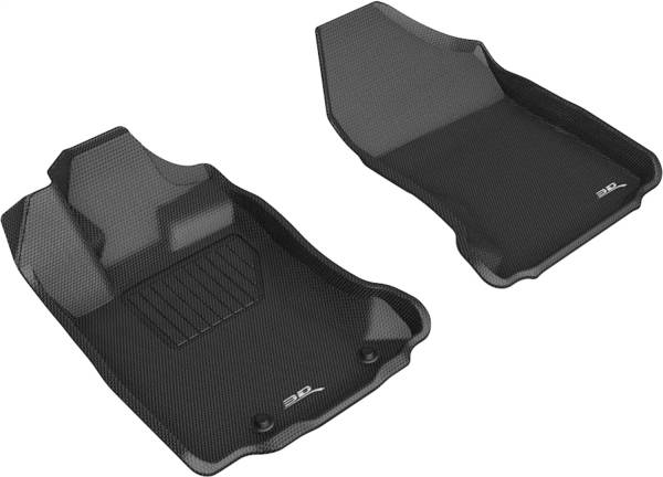 3D MAXpider - 3D MAXpider KAGU Floor Mat (BLACK) compatible with SUBARU LEGACY/OUTBACK 2020-2024 - Front Row