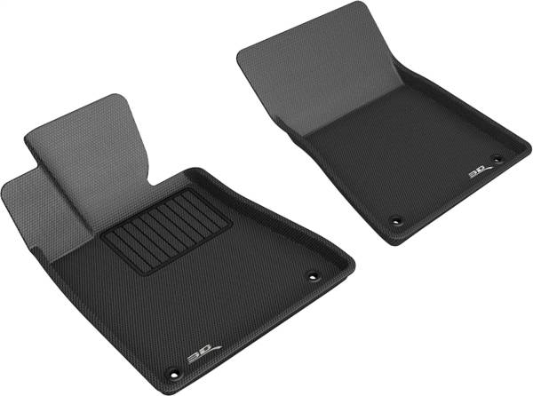 3D MAXpider - 3D MAXpider KAGU Floor Mat (BLACK) compatible with LEXUS GS 2006-2011 - Front Row