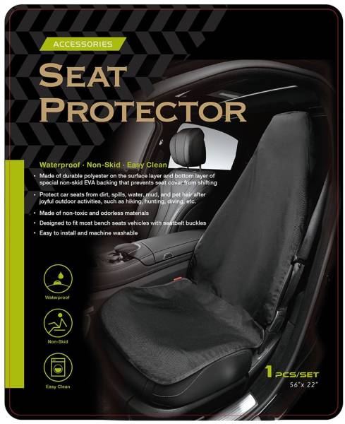 3D MAXpider - 3D UNIVERSAL BUCKET SEAT DEFENDER BLACK