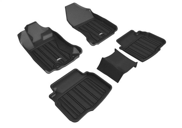 3D MAXpider - 3D MAXpider ELITECT Floor Mat (BLACK) compatible with SUBARU LEGACY/OUTBACK 2020-2024 - Full Set