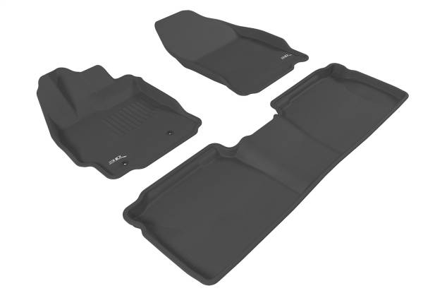 3D MAXpider - 3D MAXpider KAGU Floor Mat (BLACK) compatible with SCION TC 2011-2013 - Full Set