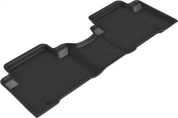 3D MAXpider - 3D MAXpider KAGU Floor Mat (BLACK) compatible with HYUNDAI SANTA FE/SANTA FE XL 2013-2019 - Second Row