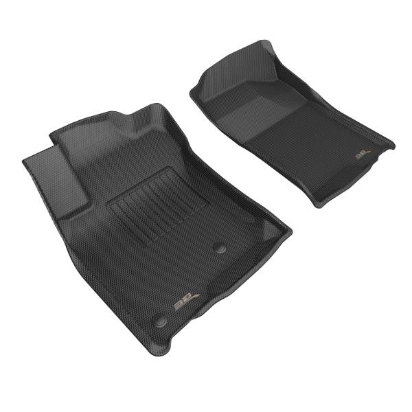 3D MAXpider - 3D MAXpider KAGU Floor Mat (BLACK) compatible with LEXUS GX470 2003-2009 - Front Row