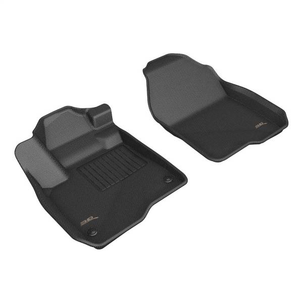 3D MAXpider - 3D MAXpider KAGU Floor Mat (BLACK) compatible with HONDA CR-V 2023-2024 - Front Row