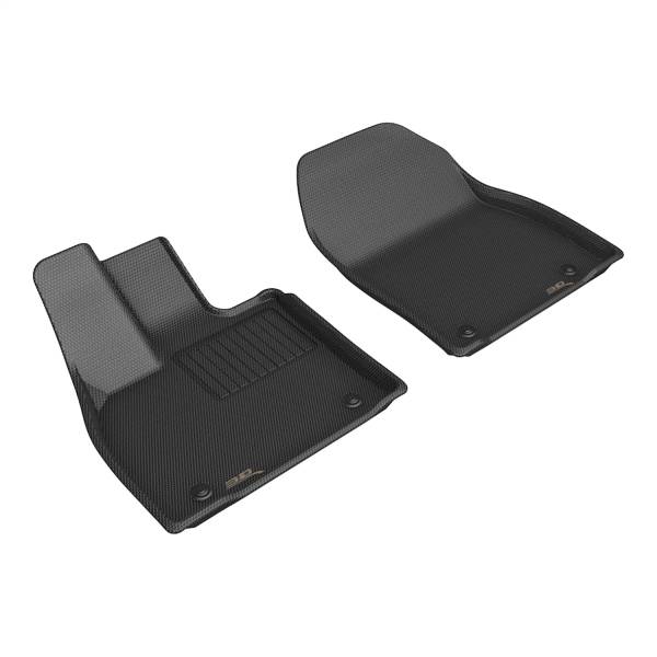 3D MAXpider - 3D MAXpider KAGU Floor Mat (BLACK) compatible with LEXUS RZ 2023 - Front Row